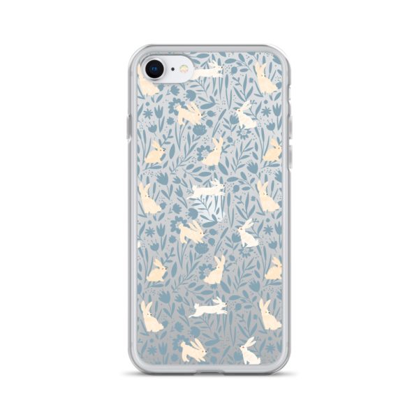 Easter Hopping Bunnies iPhone Clear Case