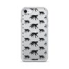 Monkey Silhouette iPhone Clear Case