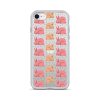 Pink Bunnies iPhone Clear Case