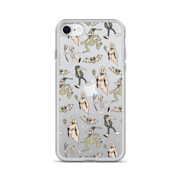 Spooky Vintage Halloween iPhone Clear Case