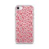 Leopard Heart Print iPhone Clear Case