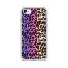 Neon Leopard iPhone Clear Case