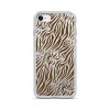 Tiger Print iPhone Clear Case