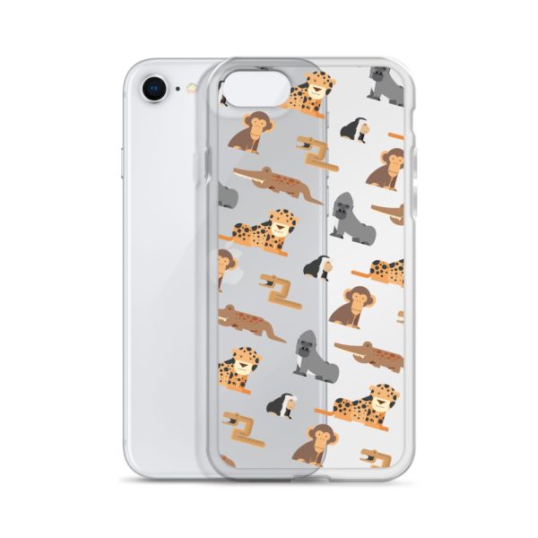African Jungle Animals iPhone Clear Case
