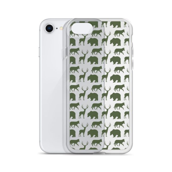 Animals Silhouette iPhone Clear Case