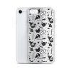 Black and White Halloween iPhone Clear Case