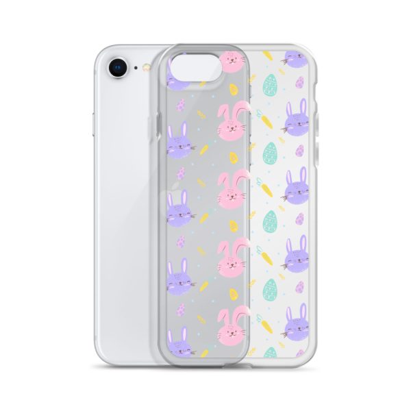 Cute Easter Bunnies iPhone Clear Case