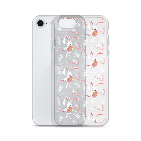 Cute Easter Rabbit iPhone Clear Case