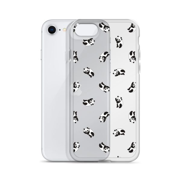 Cute Pandas iPhone Clear Case
