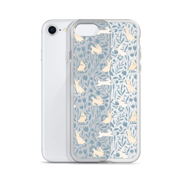Easter Hopping Bunnies iPhone Clear Case