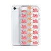 Pink Bunnies iPhone Clear Case