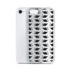 Rat Silhouette iPhone Clear Case