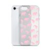 Seamless Elephant Silhouette iPhone Clear Case