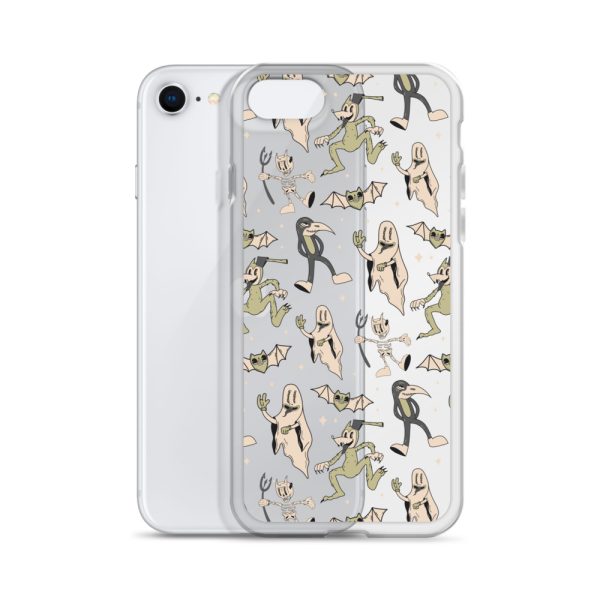 Spooky Vintage Halloween iPhone Clear Case