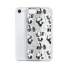 Watercolor Panda Bear iPhone Clear Case