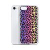 Neon Leopard iPhone Clear Case