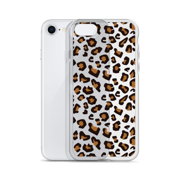Seamless Leopard iPhone Clear Case