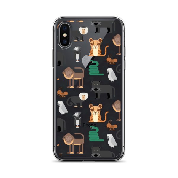 Amazon Jungle Animals iPhone Clear Case