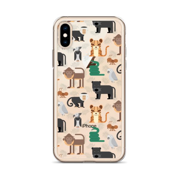 Amazon Jungle Animals iPhone Clear Case
