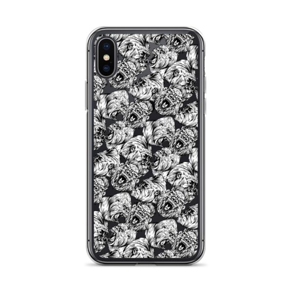 Angry Gorillas iPhone Clear Case