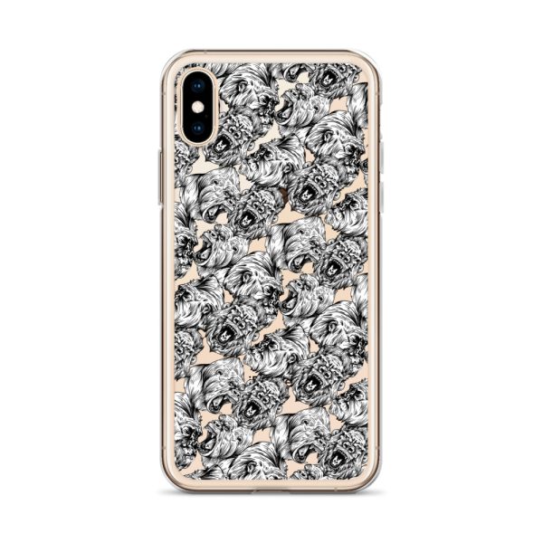 Angry Gorillas iPhone Clear Case