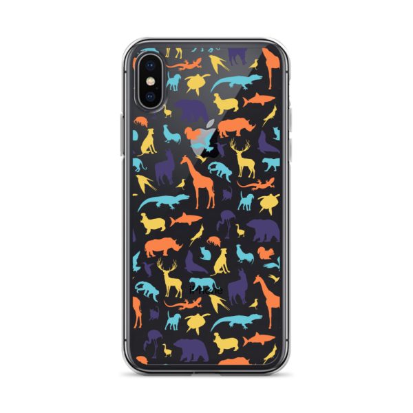 Animal Silhouette iPhone Clear Case
