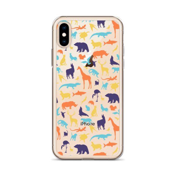Animal Silhouette iPhone Clear Case