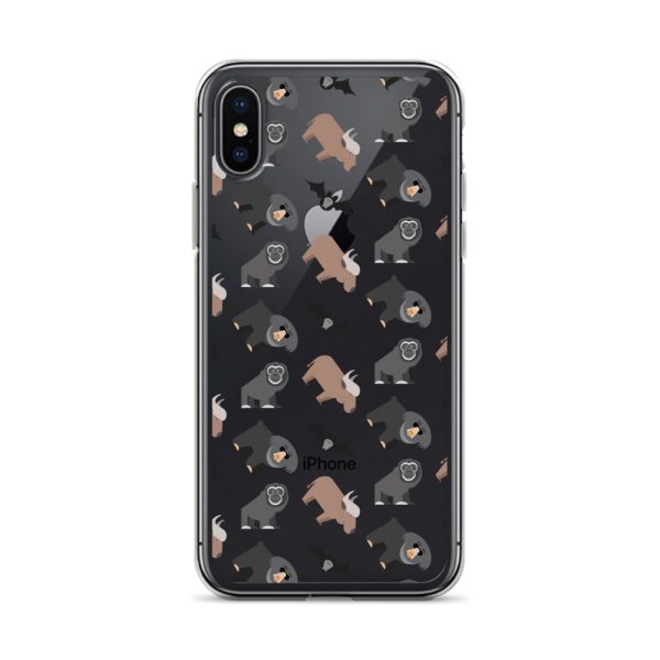 Asian Jungle Animal iPhone Clear Case