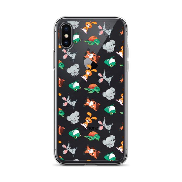 Cute Animals iPhone Clear Case