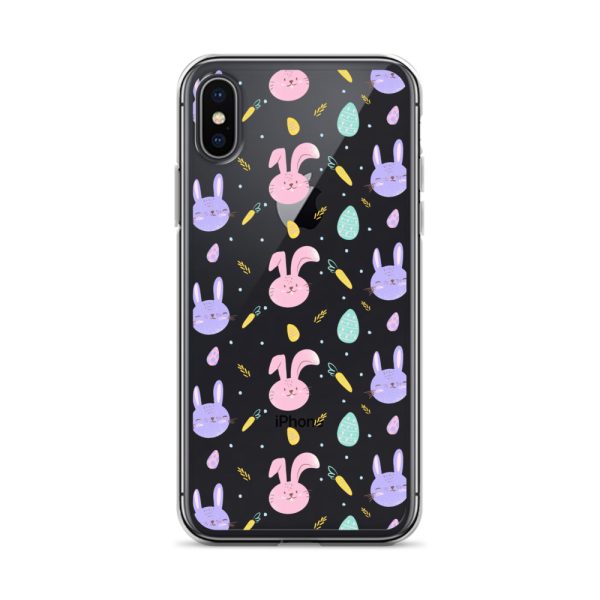 Cute Easter Bunnies iPhone Clear Case