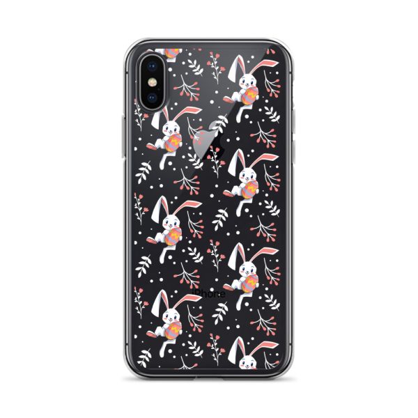 Cute Easter Rabbit iPhone Clear Case