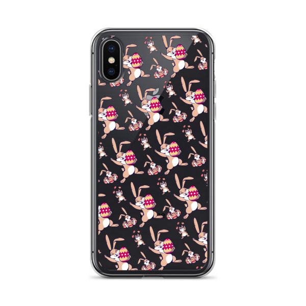 Easter Bunny With Egg iPhone Clear Case