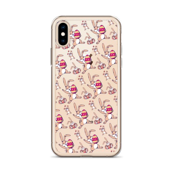 Easter Bunny With Egg iPhone Clear Case