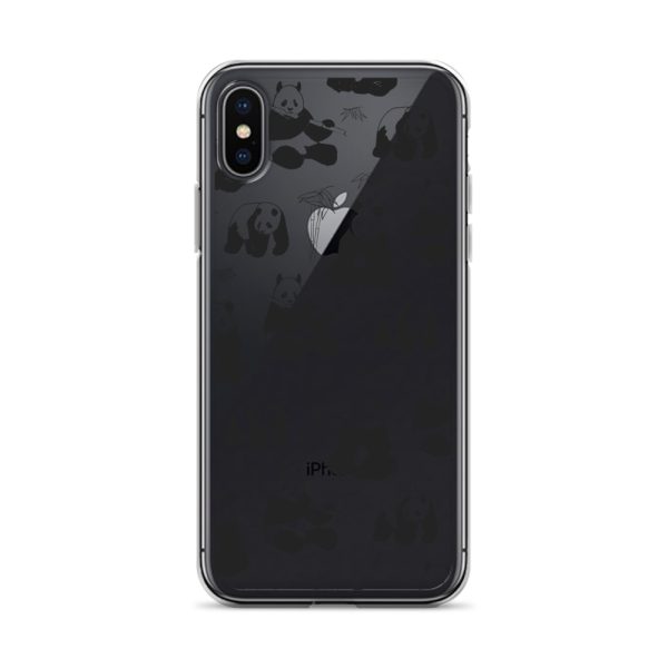 Panda Bears Bamboo iPhone Clear Case