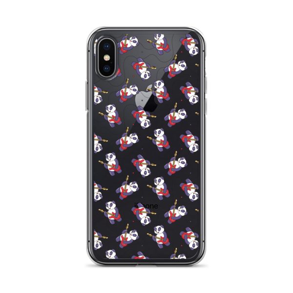Panda Guitarist iPhone Clear Case