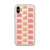 Pink Bunnies iPhone Clear Case