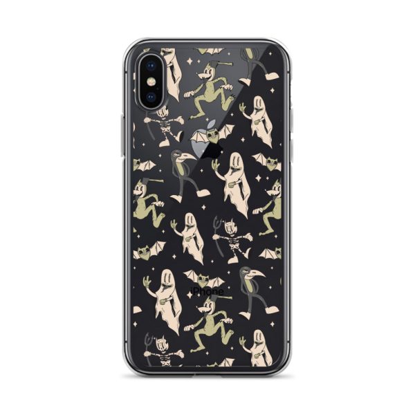 Spooky Vintage Halloween iPhone Clear Case