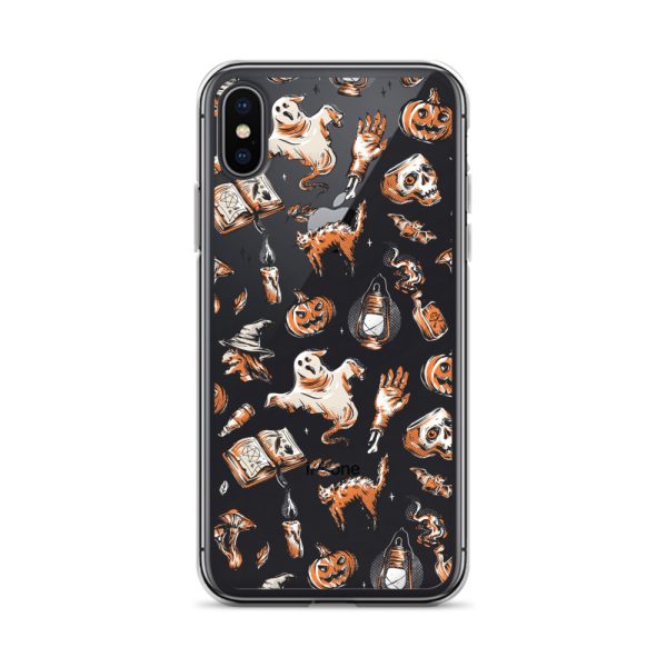 Vintage Halloween iPhone Clear Case