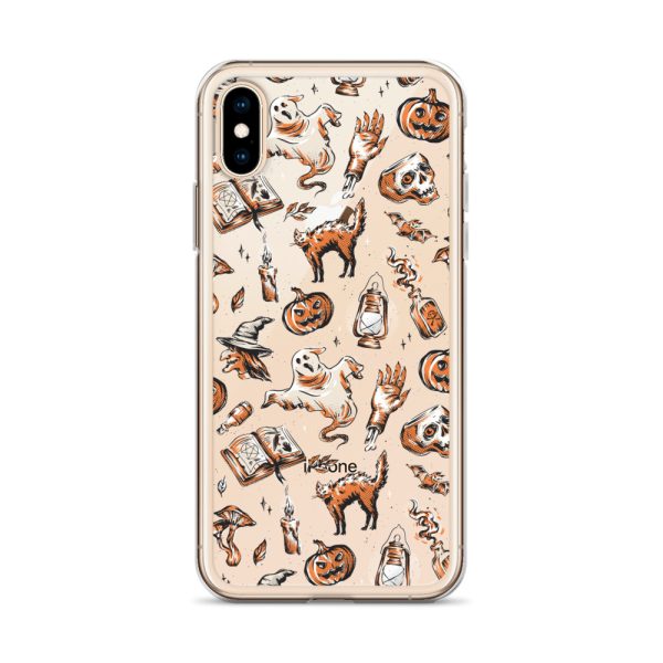 Vintage Halloween iPhone Clear Case