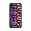 Neon Leopard iPhone Clear Case