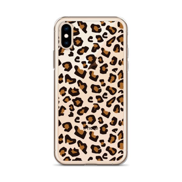 Seamless Leopard iPhone Clear Case