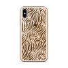 Tiger Print iPhone Clear Case