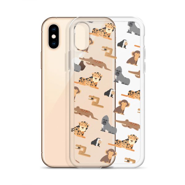 African Jungle Animals iPhone Clear Case