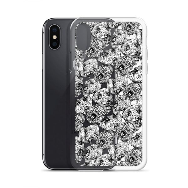 Angry Gorillas iPhone Clear Case