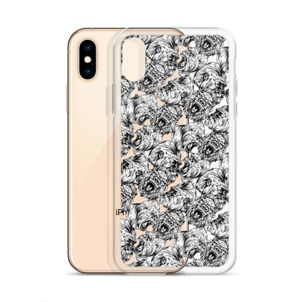 Angry Gorillas iPhone Clear Case