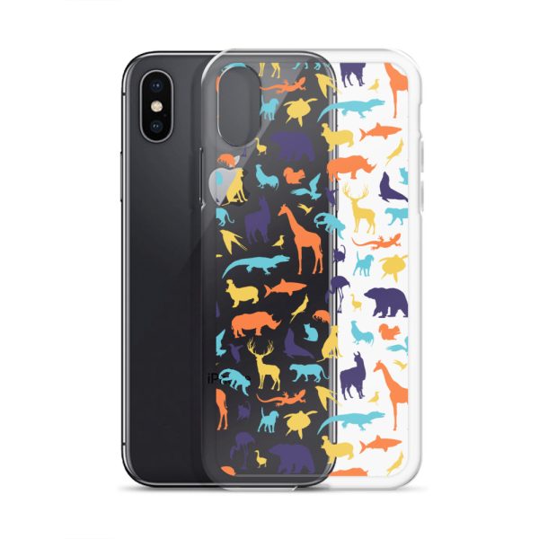 Animal Silhouette iPhone Clear Case
