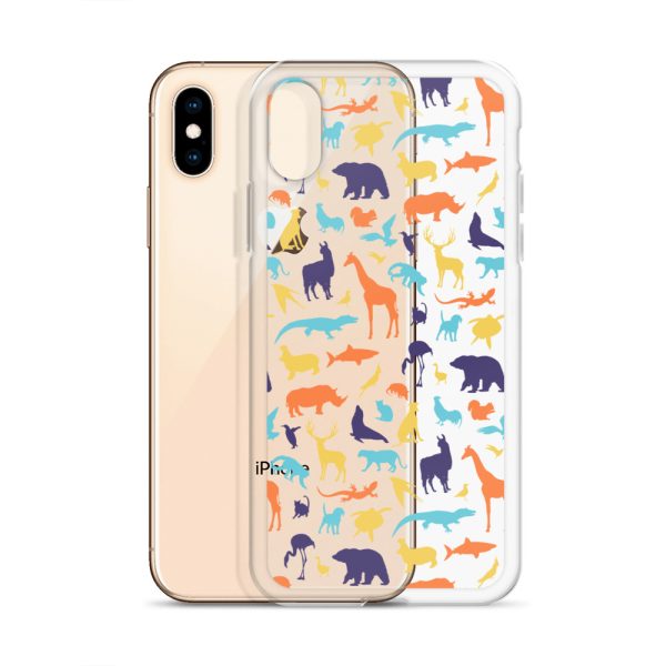 Animal Silhouette iPhone Clear Case