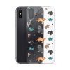 Asian Jungle Animals iPhone Clear Case