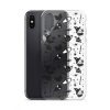 Black and White Halloween iPhone Clear Case