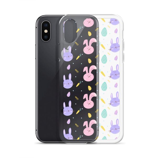 Cute Easter Bunnies iPhone Clear Case